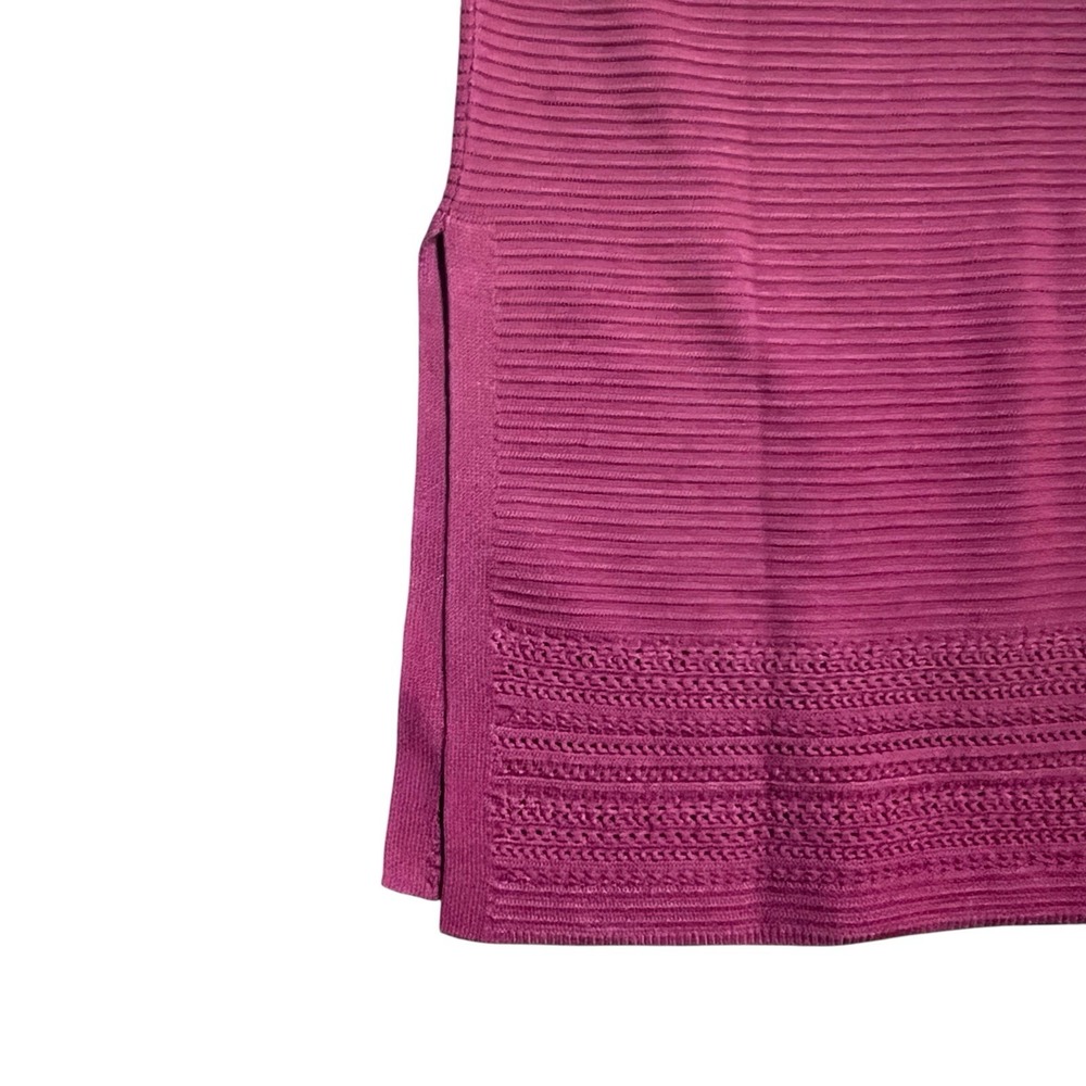 Lands End Knit Set Small 6-8 Sweater Tank Cropped Maxi Skirt Crochet Bodycon Y2K - Picture 11 of 15